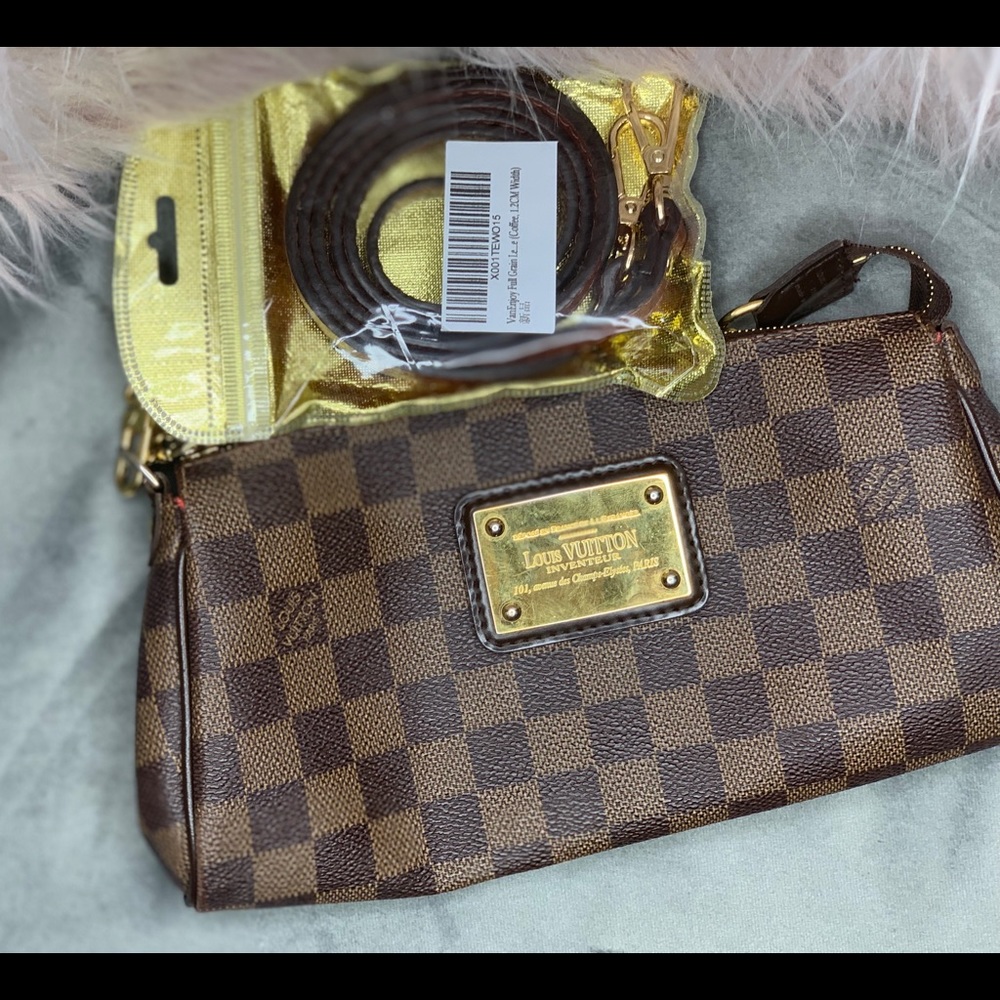❌SOLD❌ Authentic Eva Clutch Damier Ebene